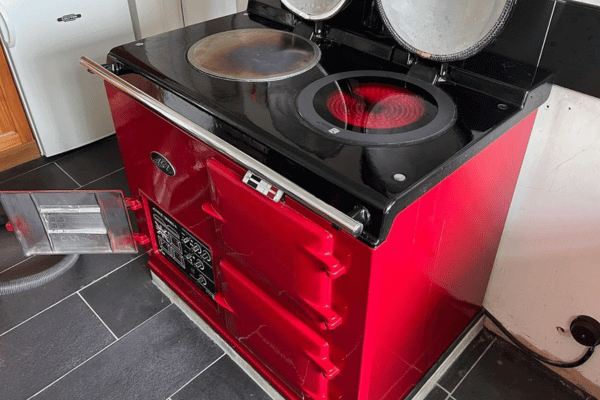 AGA Induction Hob - Bright Red