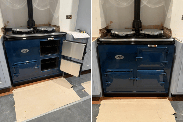 Restored Blue AGA with new Enamel